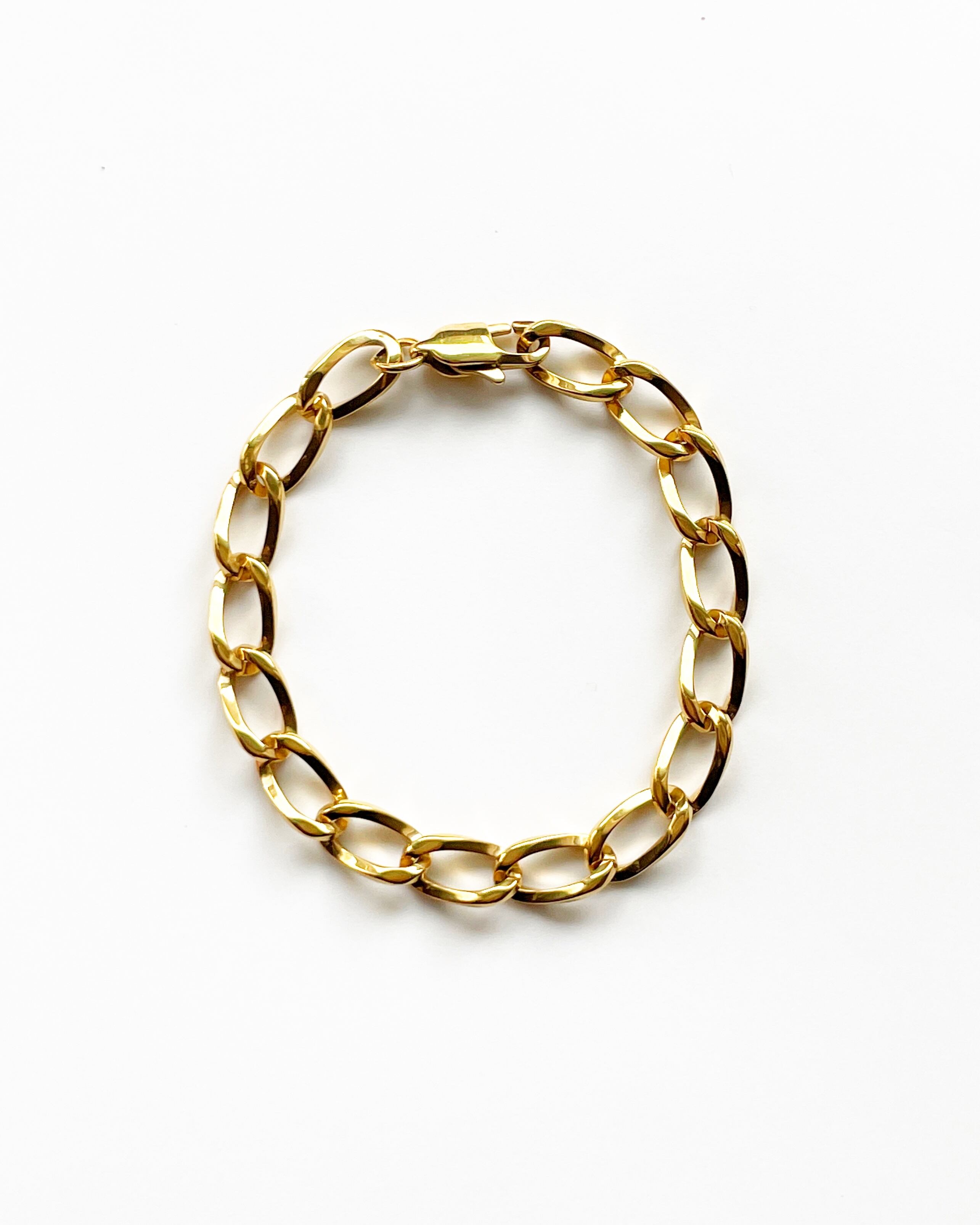 Link chain bracelet -Gold-【アレルギー対応】