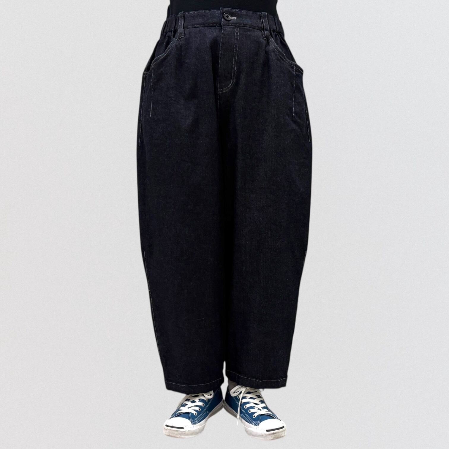 Co's 8.5oz stretch denim balloon pants | CoCo Cuore