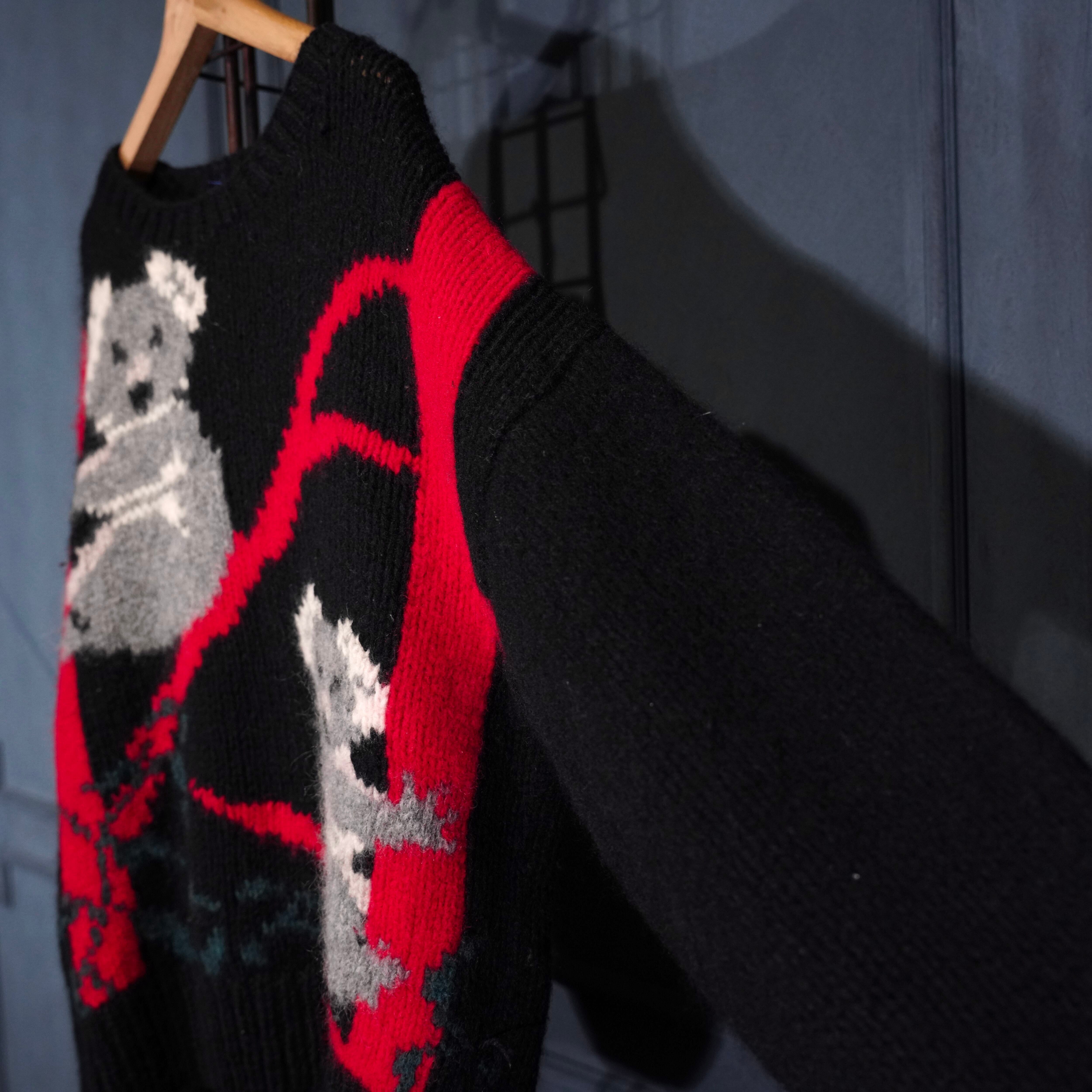 Woolrich ウールリッチ　コアラ　ニット　セーター　ビンテージ　usa USA VINTAGE THE Woolrich WOMAN KOALA DESIGN WOOL KNIT/アメリカ古着