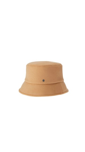 MAISON MICHEL -Axel- Bucket hat made of camel coloured cashmere, :CAMEL