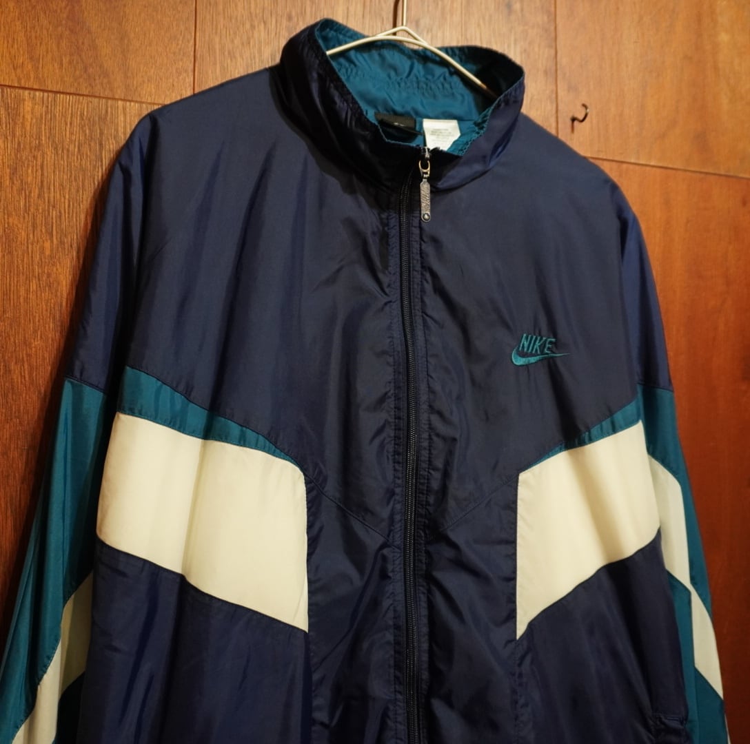 90s Willis& ナイロンジャケット ネイビー Z29 Wilson 90s 切替ナイロンジャケット ネイビー×ブルー XL - メルカリ