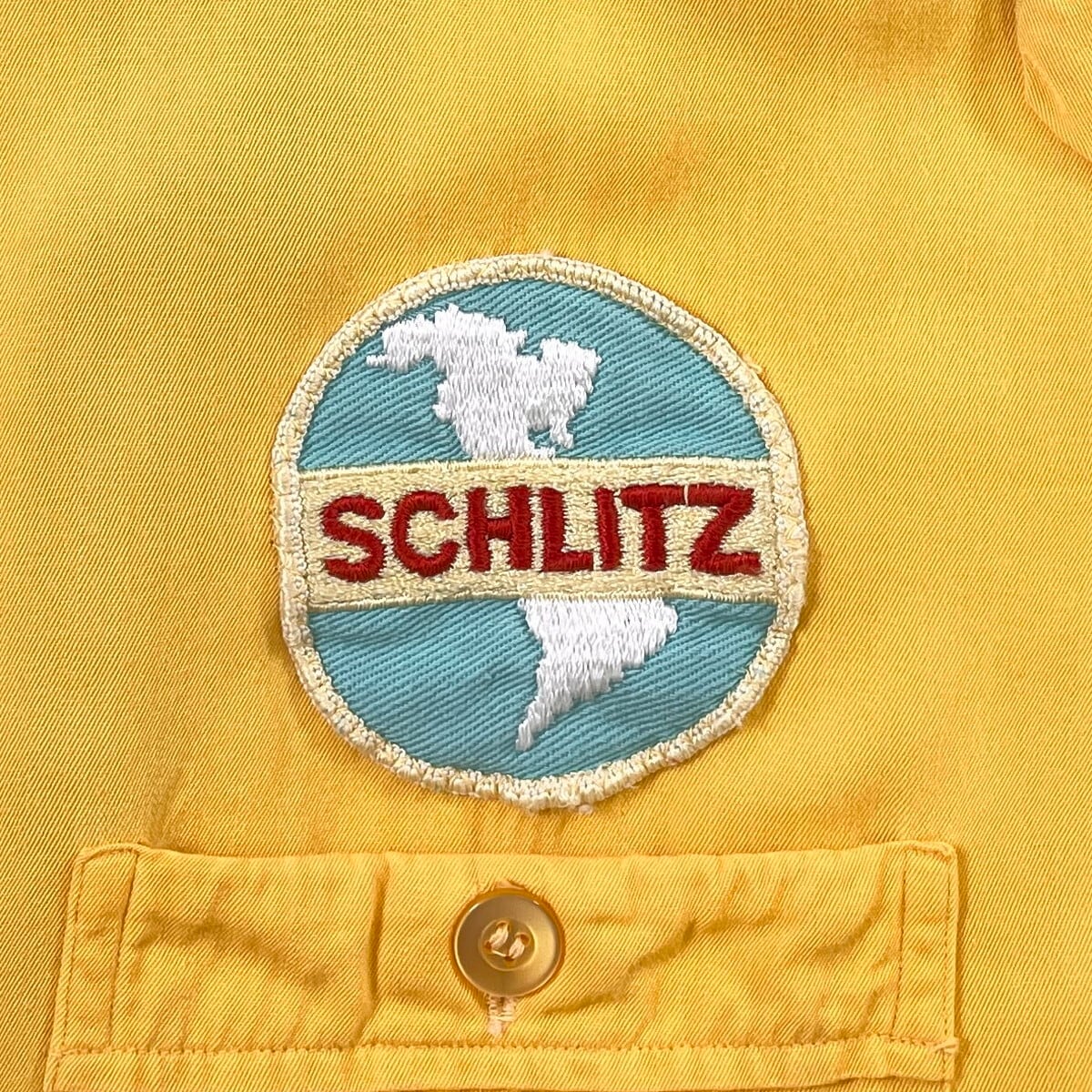 50~60年代 Service Bowling Shirt 開襟 ボウリングシャツ メンズL相当