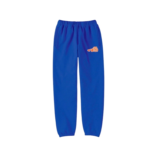 KICKS Logo Sweat Pants / blue×orange