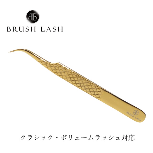 【まつげエクステ ツイザー】GOLDツイザー　S字　Ⅰ