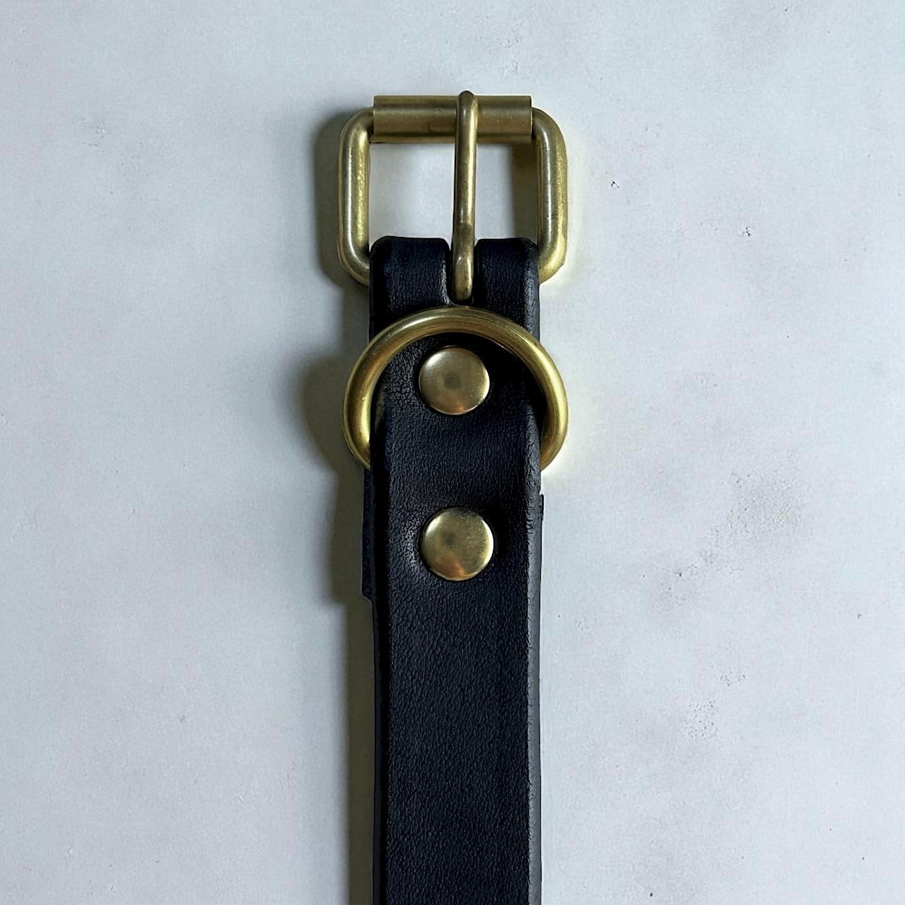 ナローベルト スタッズベルト 栃木レザー 【Nje-bt19-3GD】 | cazari.000