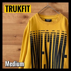 【TRUKFIT】ビッグロゴ プルオーバー  スウェット トレーナー hiphop トラックフィット M アメリカ古着