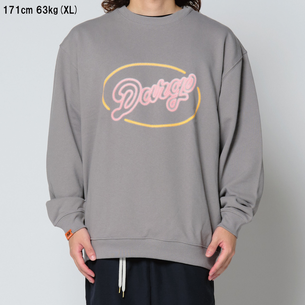【DARGO】"Neon Sign" 8onz Mid Weight Crew Neck Sweat Shirt(2color)