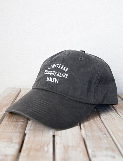 【TONIGHT ALIVE】Limitless Dad Hat (Washed Black)