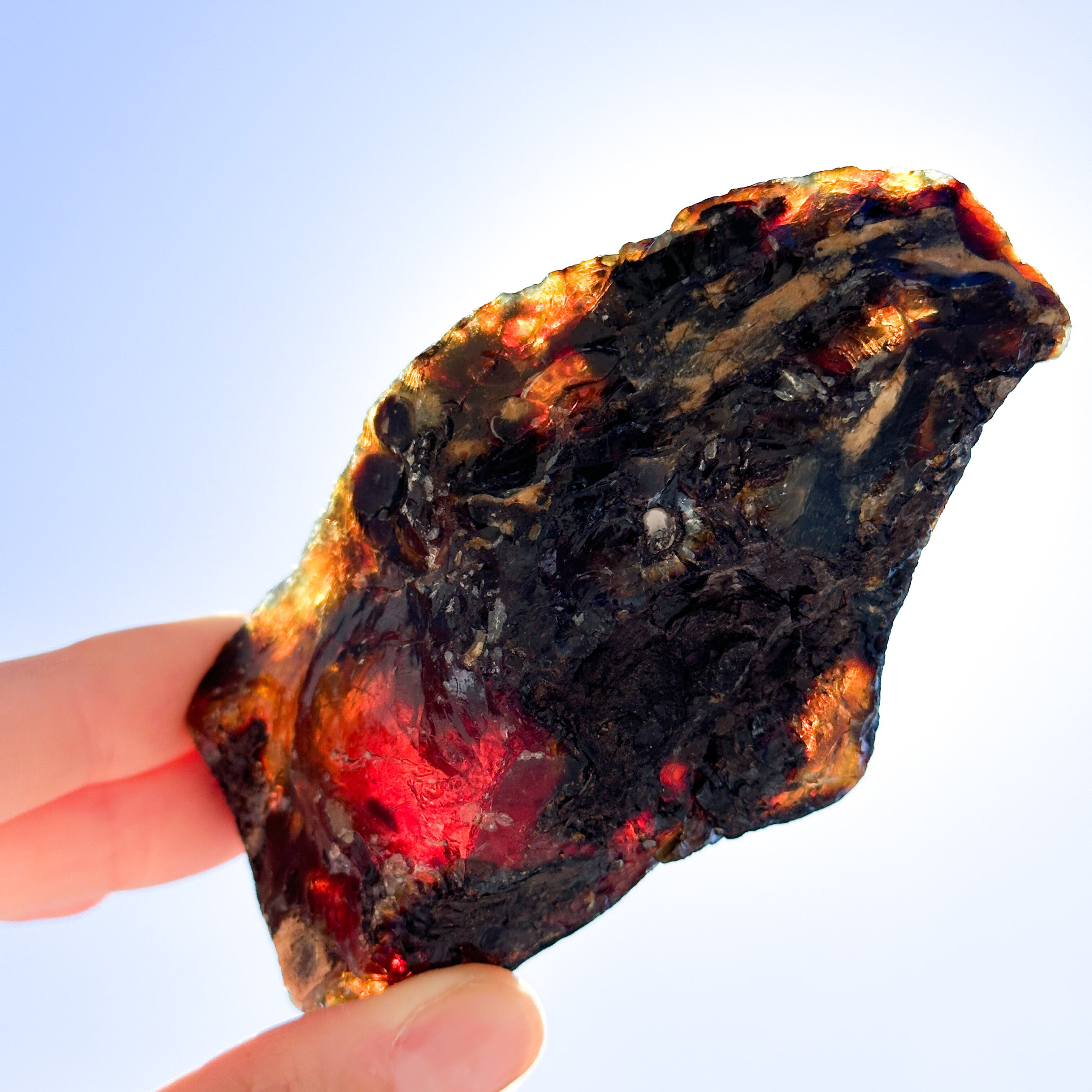 天然琥珀ブルーアンバー63◇ Blue Amber ◇ 天然石・鉱石