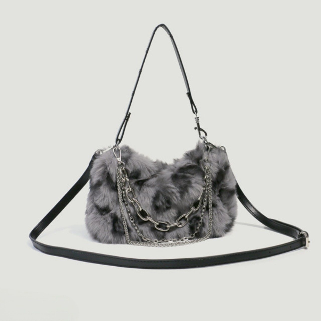 Faux fur underarm bag (ME315)