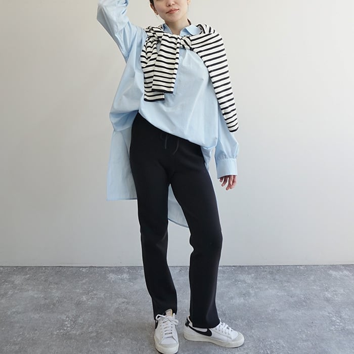 ジョガーパンツシルエットニットパンツ | FASHFREN/ファッシュフレン
