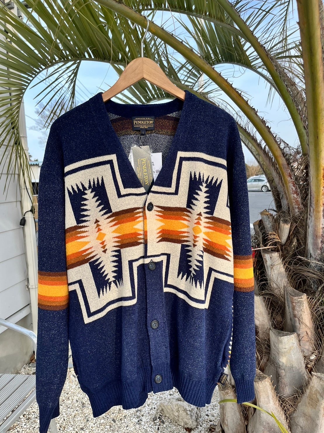 PENDLETON シャギーニット カーディガン - トップス