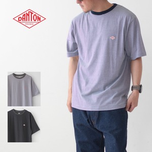 DANTON [ダントン] M T/C INNER T-SHIRT BODER [DT-C0196CVT]  テトロンコットン 半袖 インナーTシャツ・コットンTシャツ・ボーダー・インナーライク・シンプルTシャツ・MEN'S [2024SS]