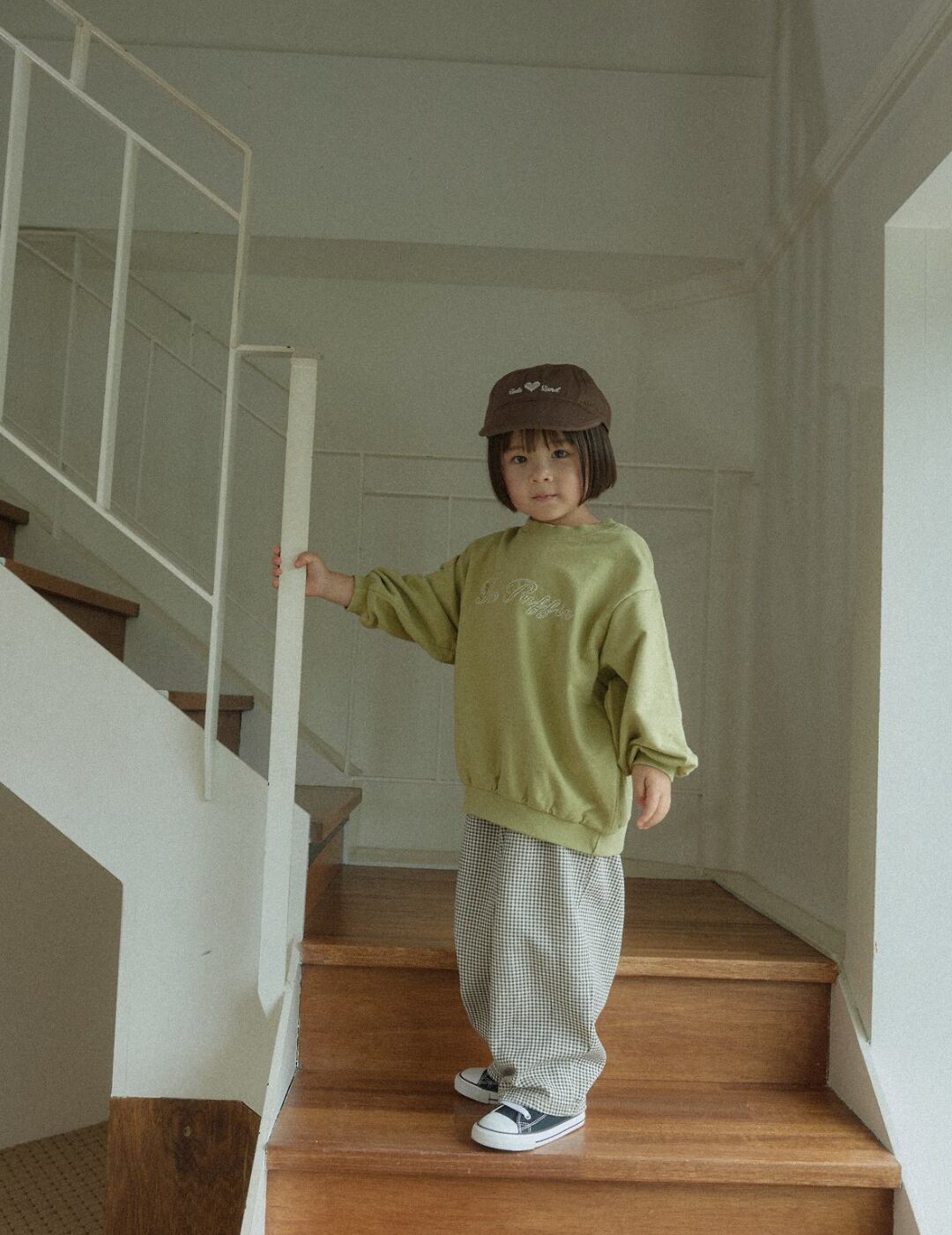 送料無料【予約】/  kids リッツチェックパンツ /lalaland