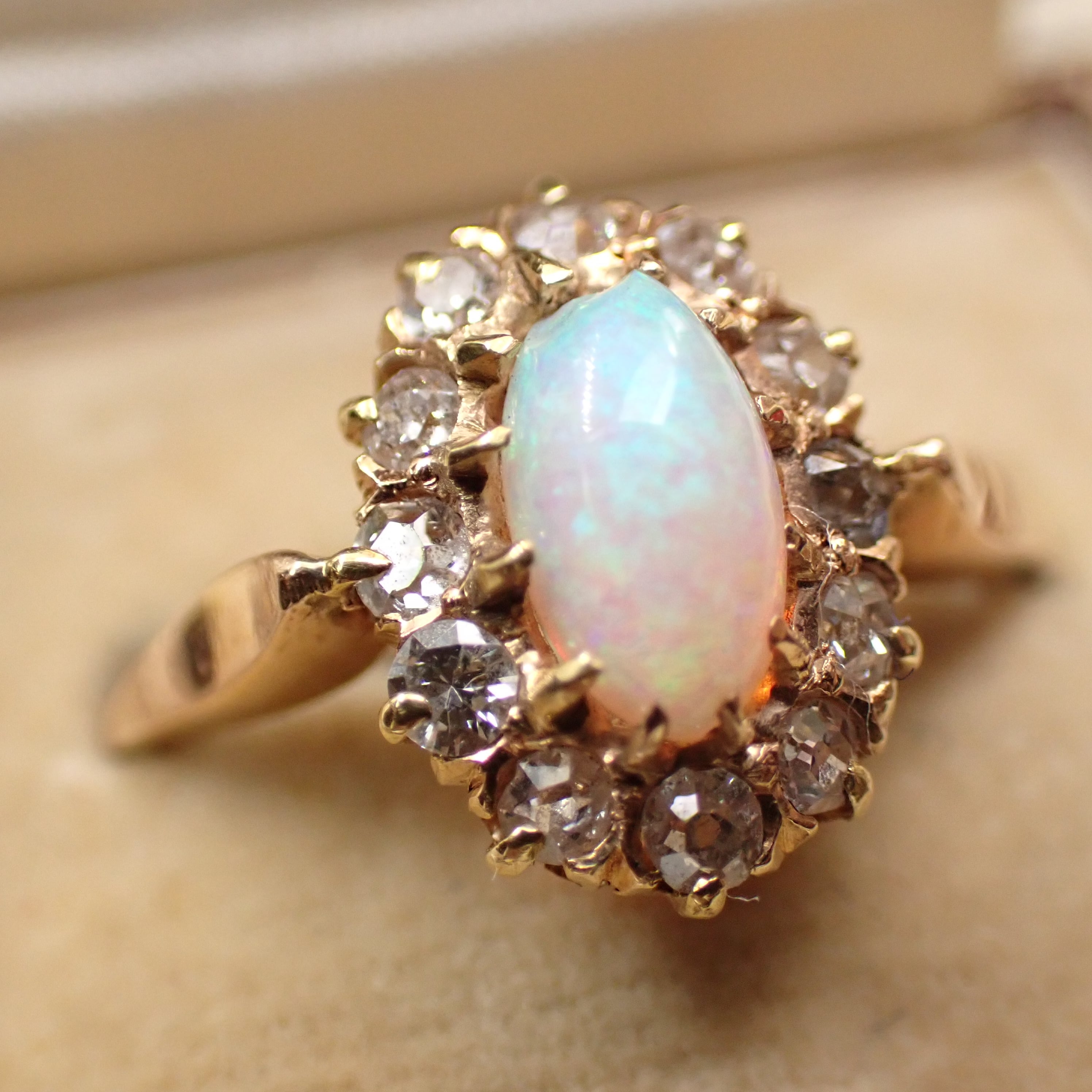 ダイヤモンド | アンティークジュエリー デイジーリング