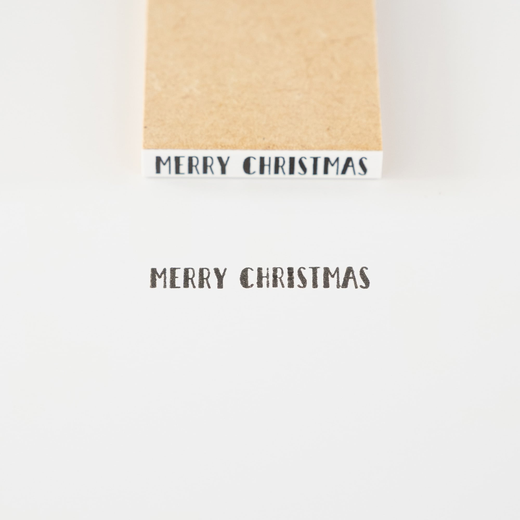 【小さな文字】MERRY CHRISTMAS_メリークリスマス | はんこ