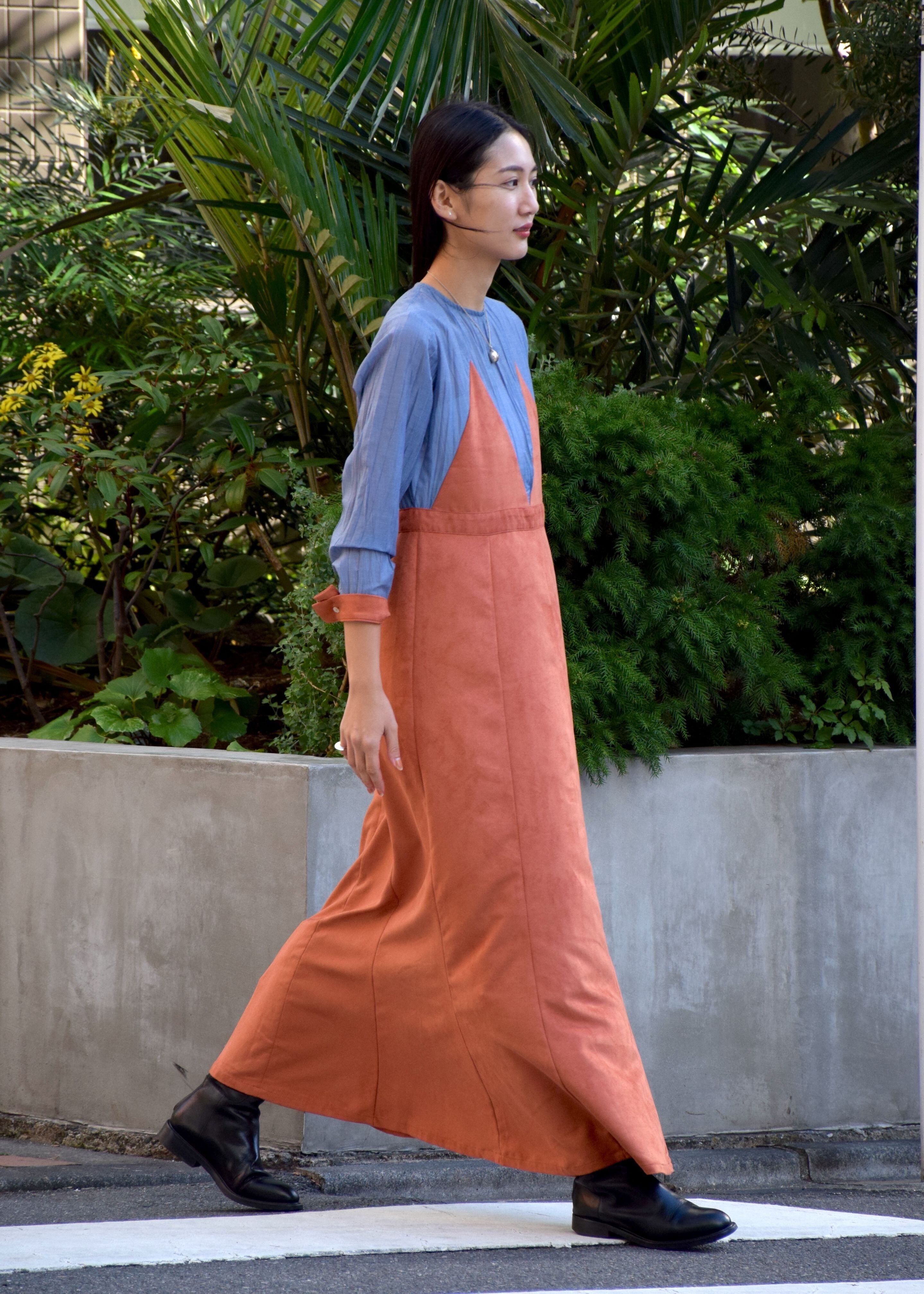 Gored long dress / ゴアードロングドレス | ANNIK 