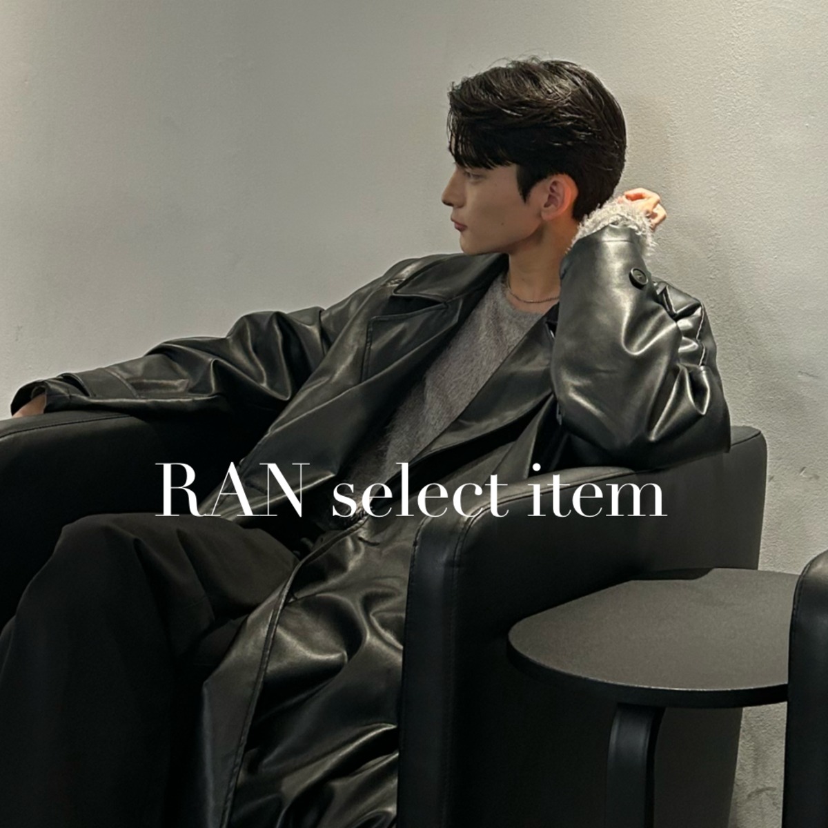 即納】RAN select item Leather trench coat | 韓国ファッション 