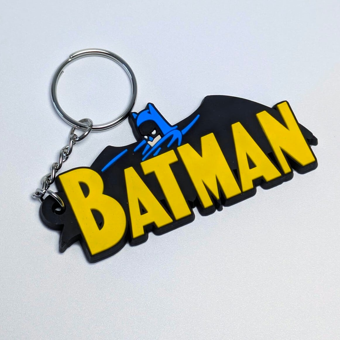 ♧ 送料無料！ ★ラバーキーホルダー★ 【 BATMAN ( バットマン ) 】〚アメリカン雑貨 アメトイ〛