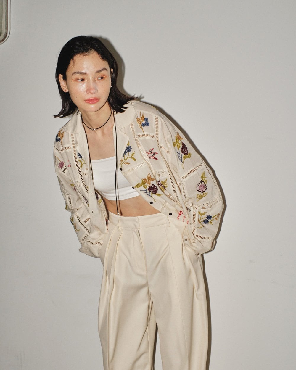 TODAYFUL Embroidery Patchwork 36 エクリュ Embroidery Patchwork Trousers(36 ECRU): TODAYFUL: WOMENS