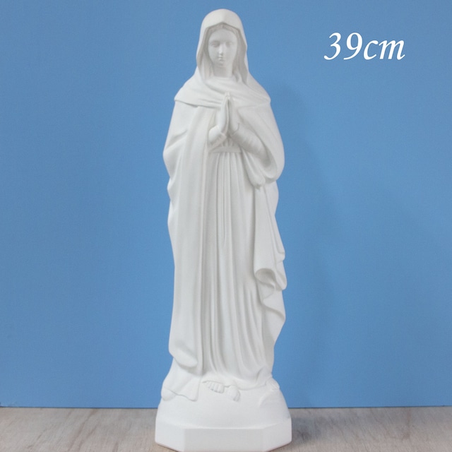 天の元后なる聖母像【39cm】室内用単色仕上げ