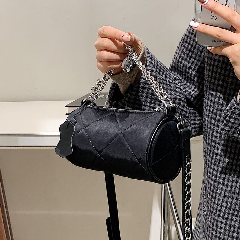 チェーン レッド ハンドバッグ メッセンジャーバッグ 手作りハンドバック27153395120