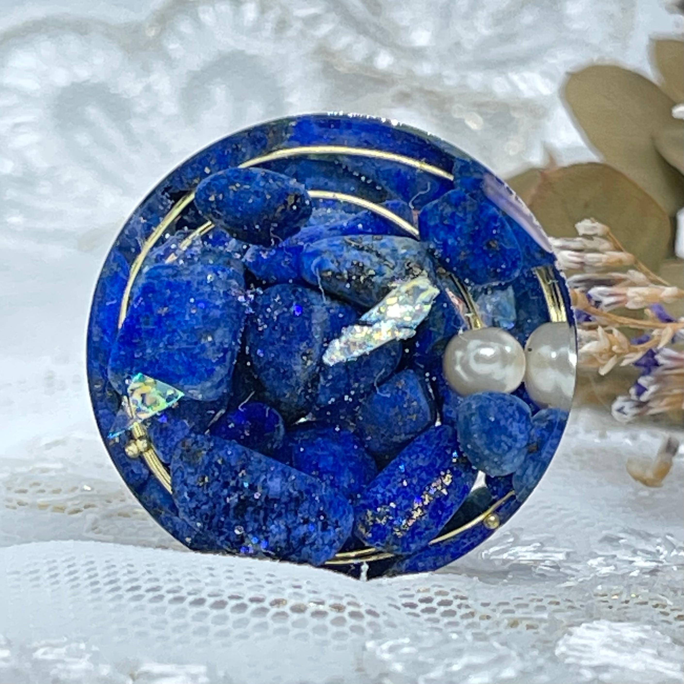 ミニ円錐オルゴナイト【ラピスラズリ】 | オルゴナイト工房☆癒しの空間