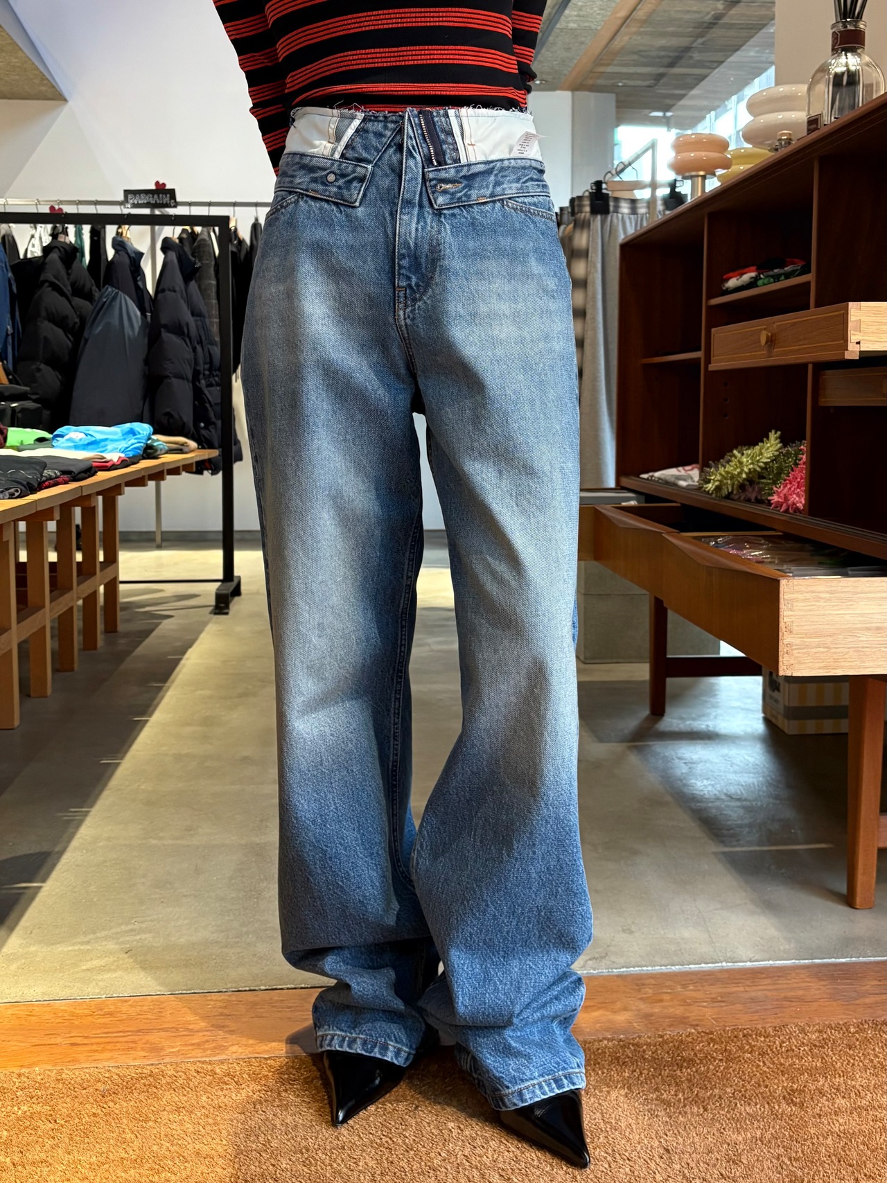 【26SS】MM⑥ エムエムシックス / ストレートレッグジーンズ - 1