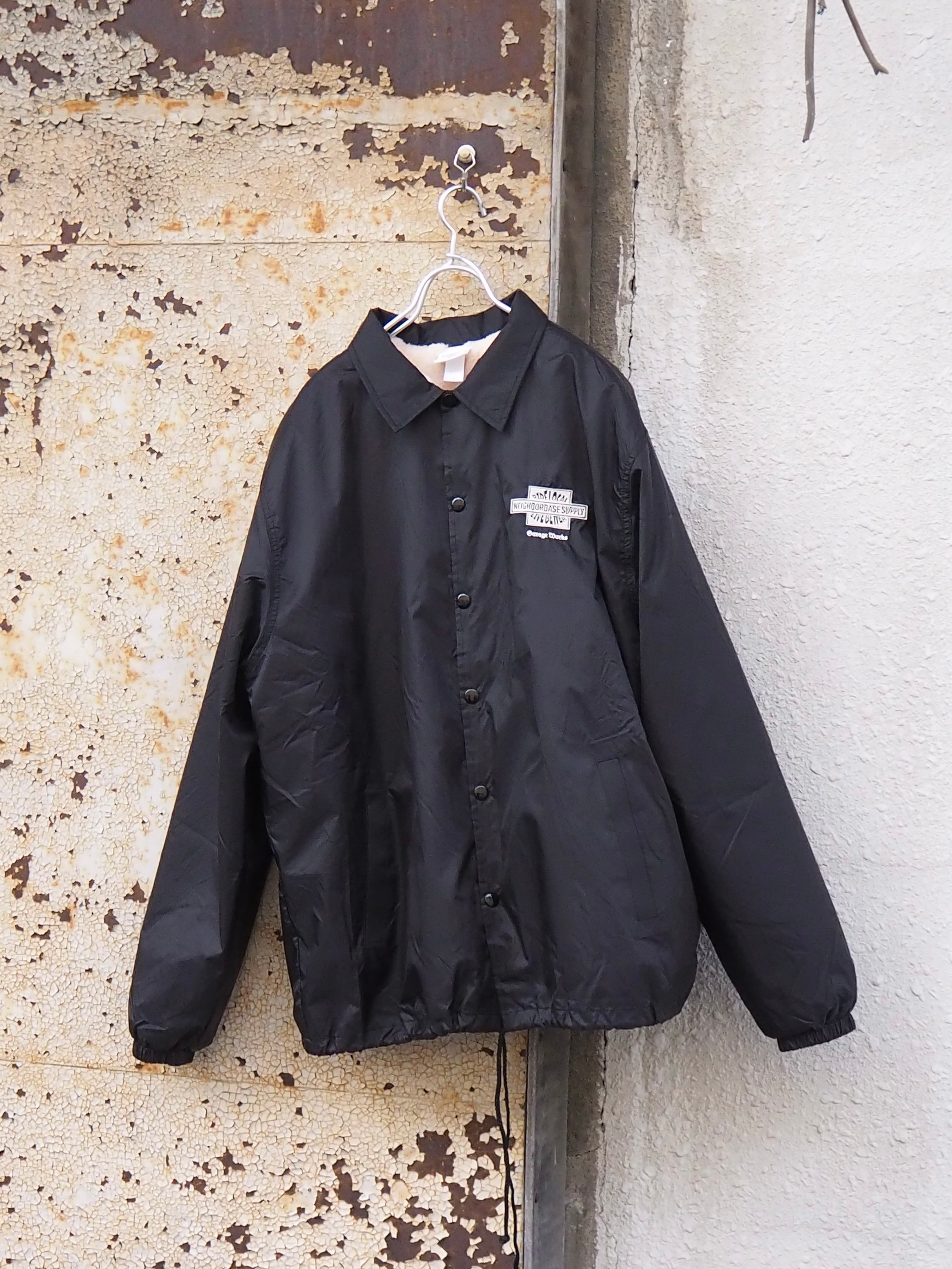 NBS Coach Jacket – Fleece-Lined /【Black】 | NEIGHBORBASE SUPPLY