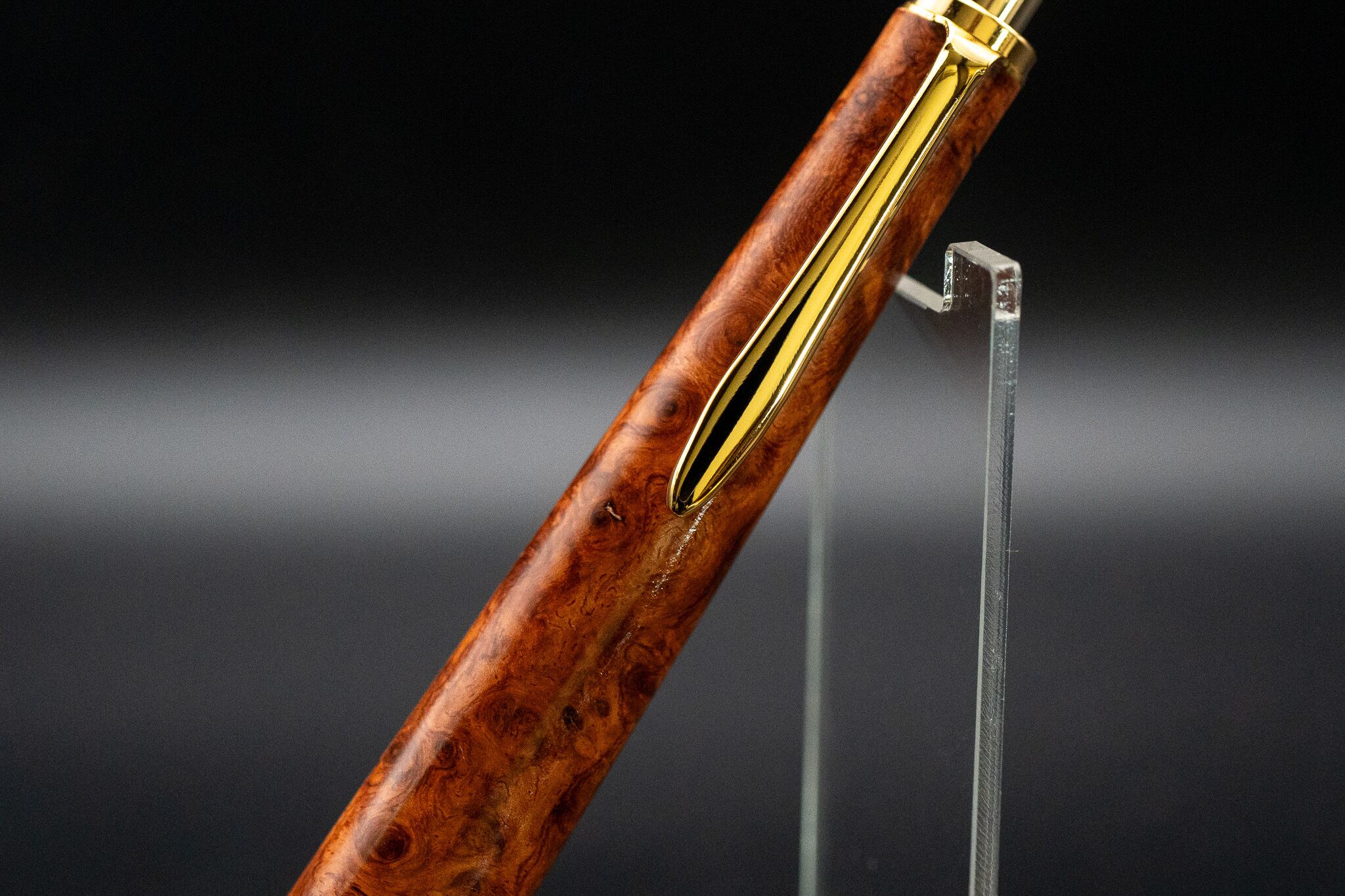 【朱色の銘木】 本花梨瘤 特上gold MP