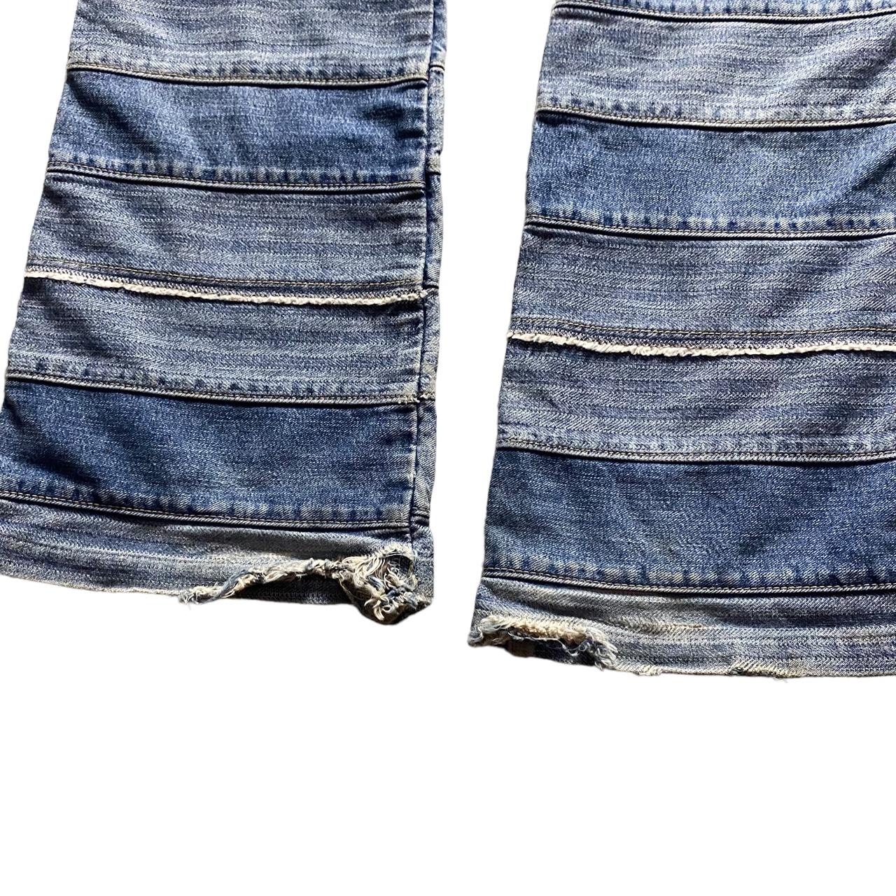 vintage HYSTERIC GLAMOUR patchwork denim pants “kinky jeans”