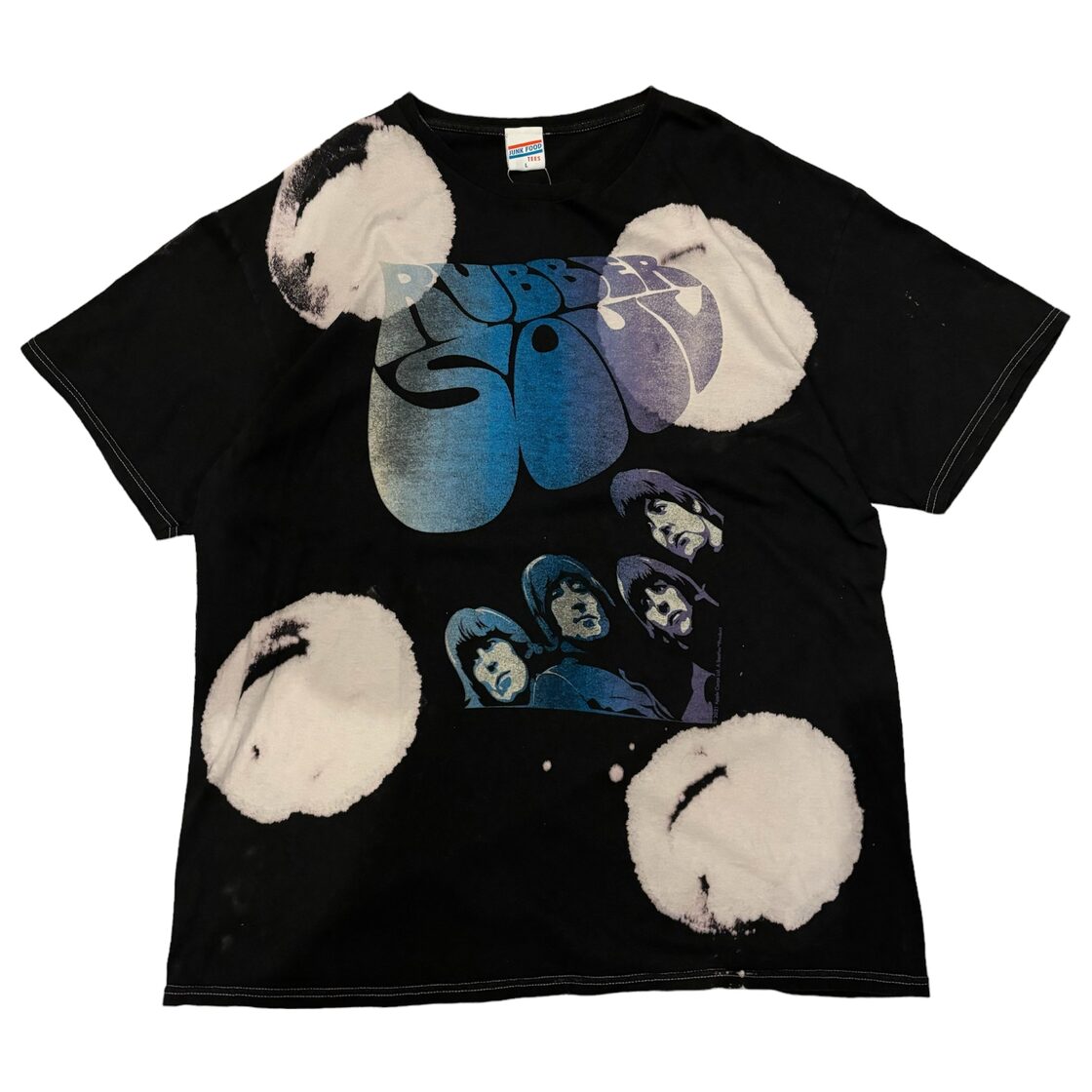A240】JUNK FOOD TEES BEATLES Rubber Soul T-shirt Vintage 