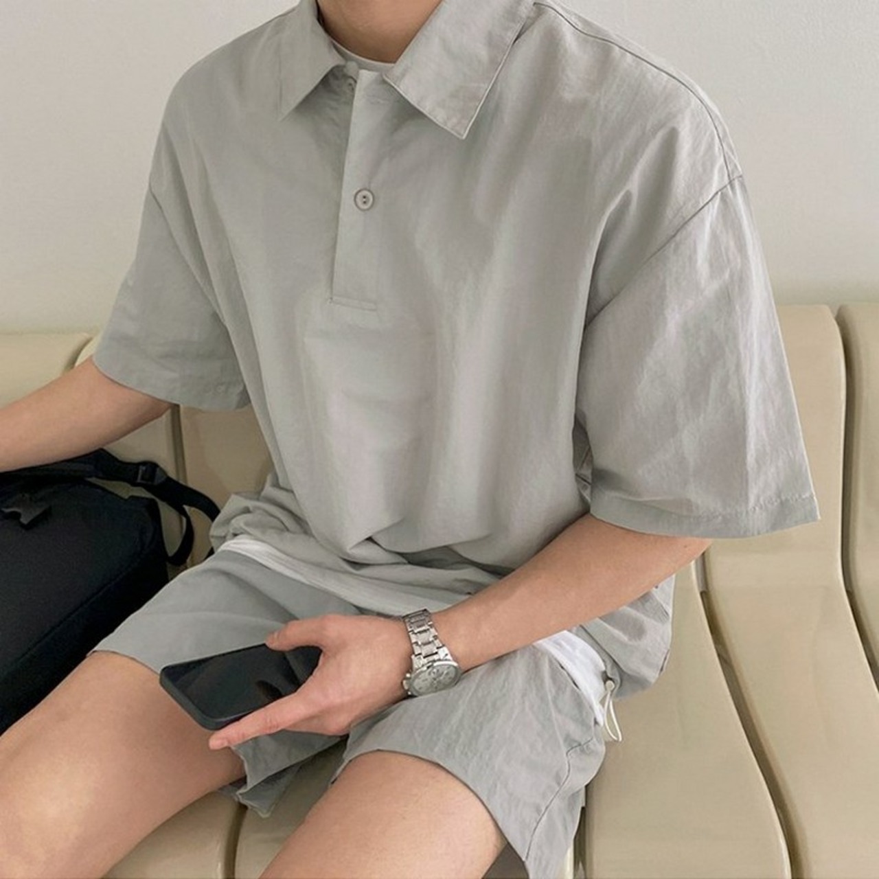 半袖プルオーバー＆ショーツセットアップ　MT0080216