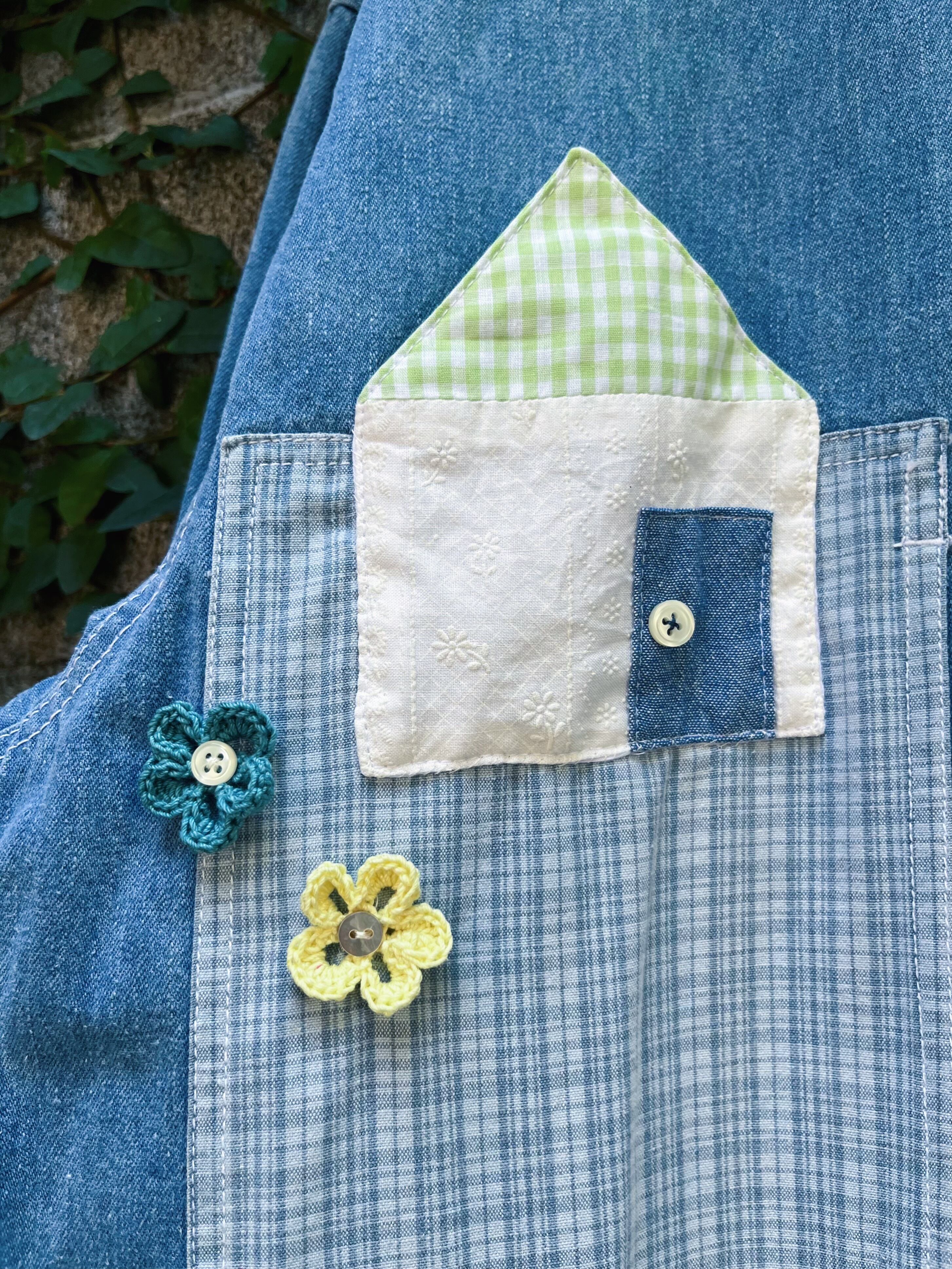 remake ✂︎ dwarf's room check pocket shirt