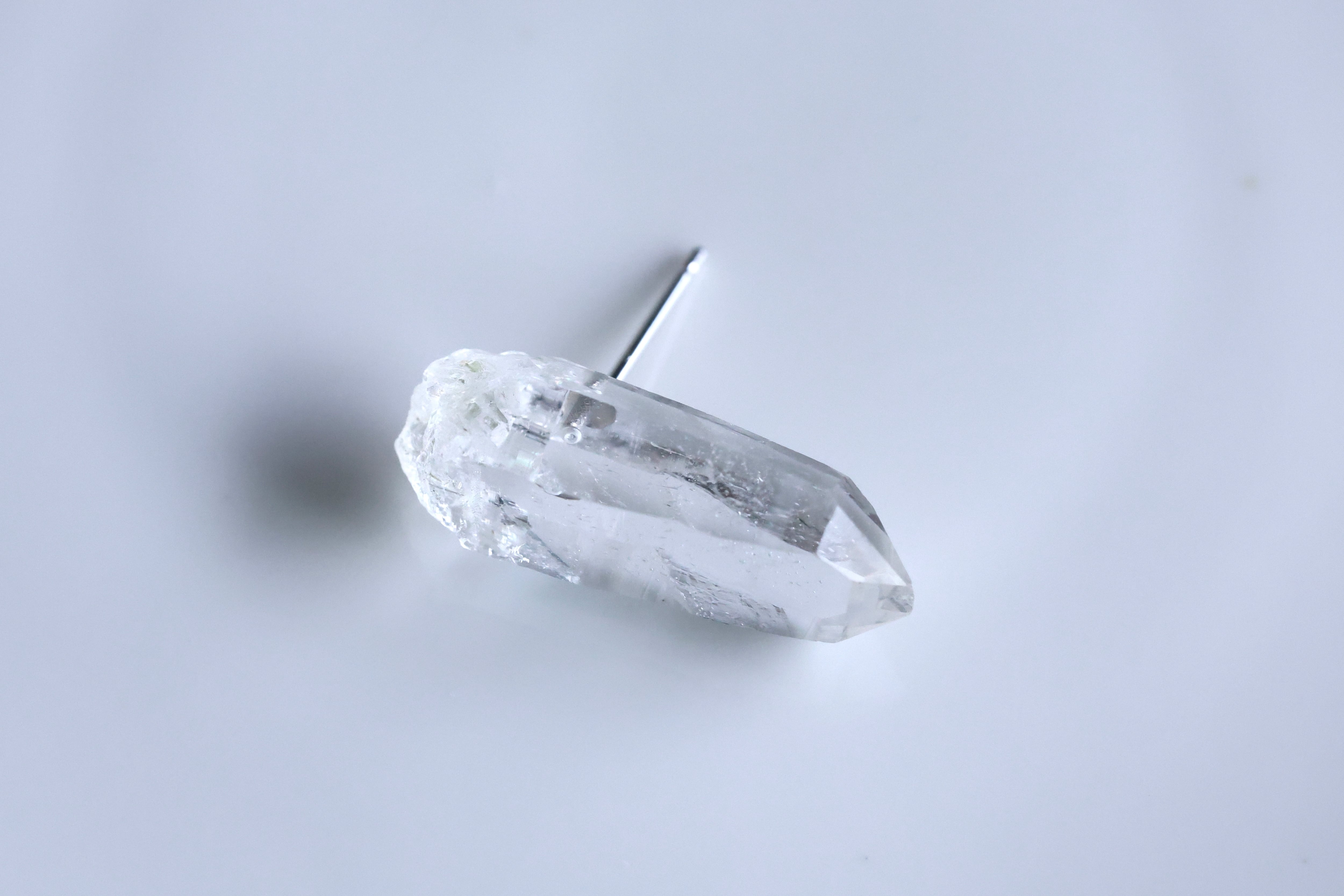 ⟡˖·聖なる輝き⟡˖·マニカラン水晶とハーキマのしゃらしゃらピアス ⟡˖·聖なる輝き⟡˖·マニカラン水晶とハーキマのしゃらしゃらピアス