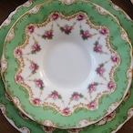 Royal Doulton|ロイヤルドルトン グリーン&ローズガーランド ティーセット カップ&ソーサー エドワーディアン期 英国アンティーク thumbnail 16