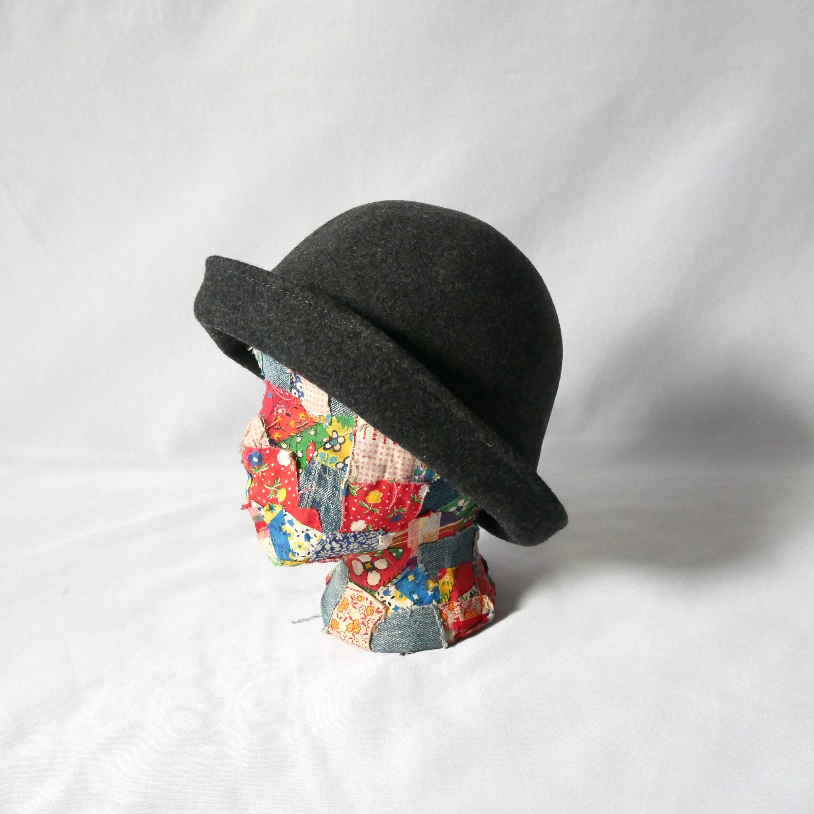 ペイント　ウールヴィンテージハット Madein USA NEWYORKHAT grey woolhat アメリカ製 ニューヨークハット