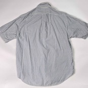 90s 00s POLO JEANS CO. ポロ ジーンズ チェック 半袖シャツ L/ブルー系 メンズ ラルフローレン オールド インパクト21