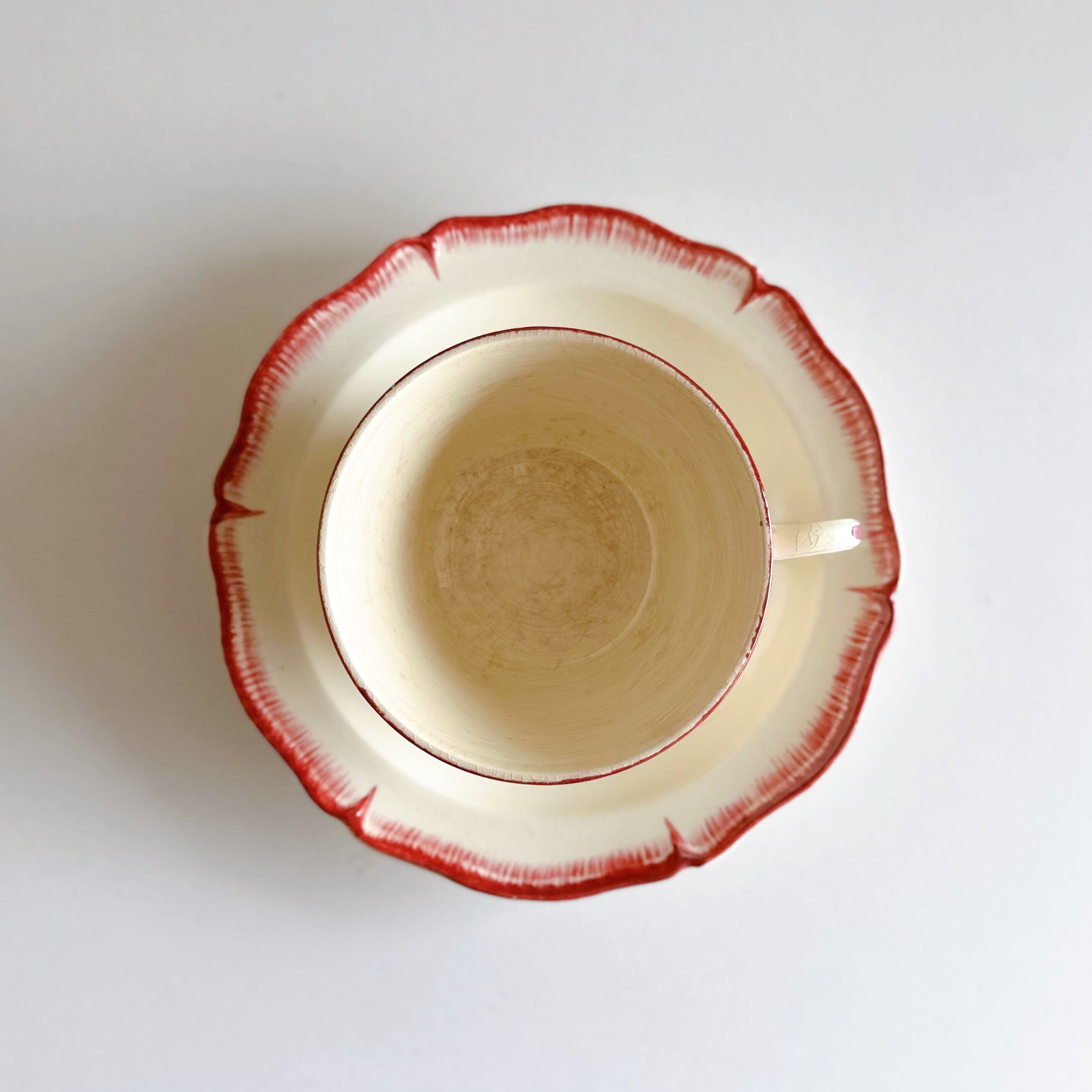 Creil et Montereau クレイユ・モントロー カップ&ソーサー B