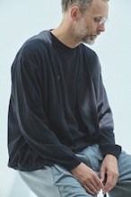 STILL BY HAND / Half sleeve knit t-shirt