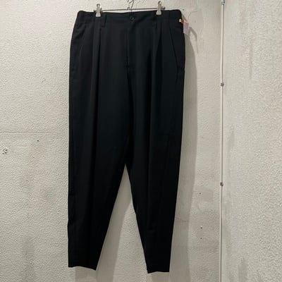 Yohji Yamamoto POUR HOMME ヨウジヤマモトプールオム　20AW ウールギャバテーパードパンツ　HR-P38-100  SIZE3【表参道t09】 | ブランド古着Brooch powered by BASE