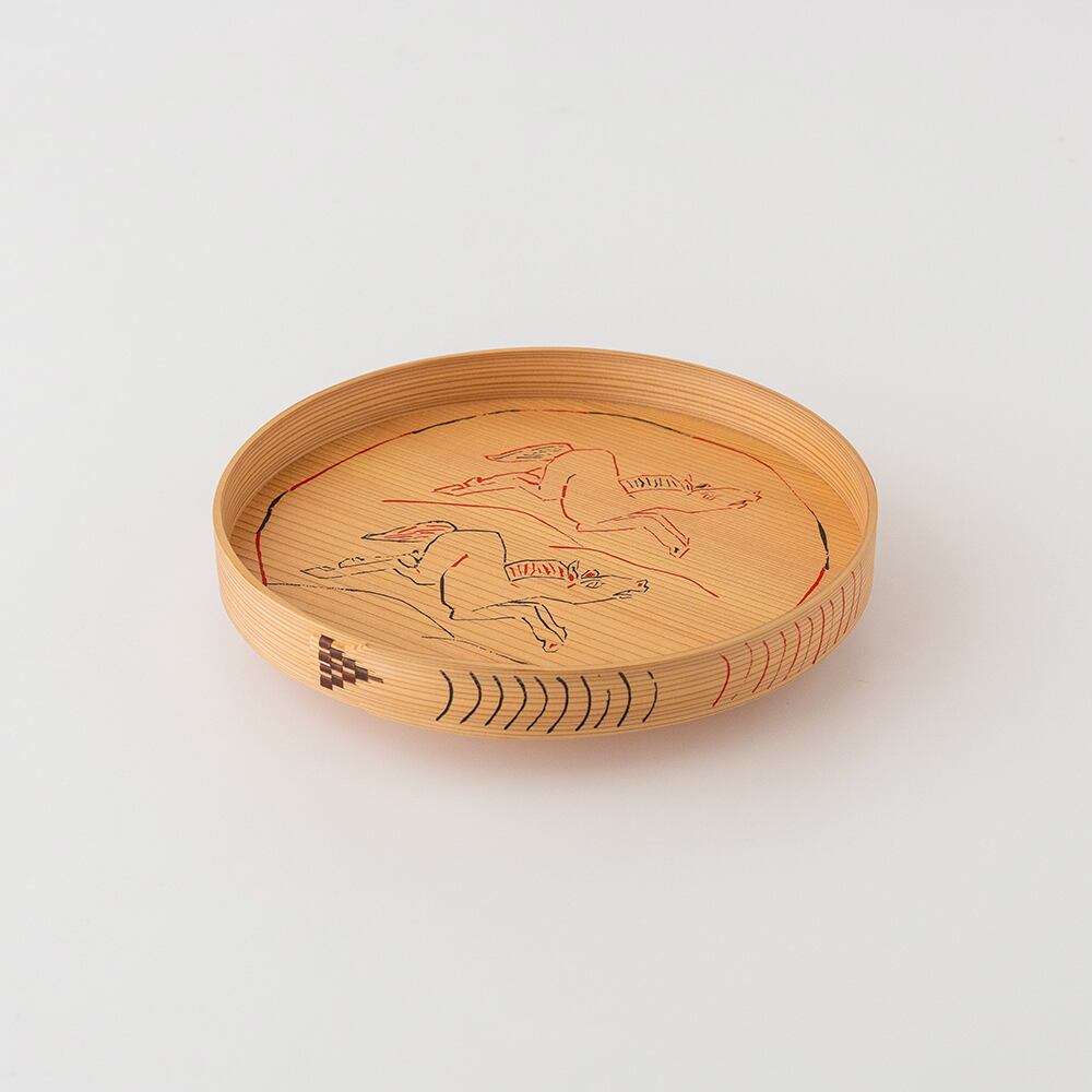 時代物漆器 金蒔絵漆 月うさぎ文木製菓子器5客セット 木製皿 | PAY ID