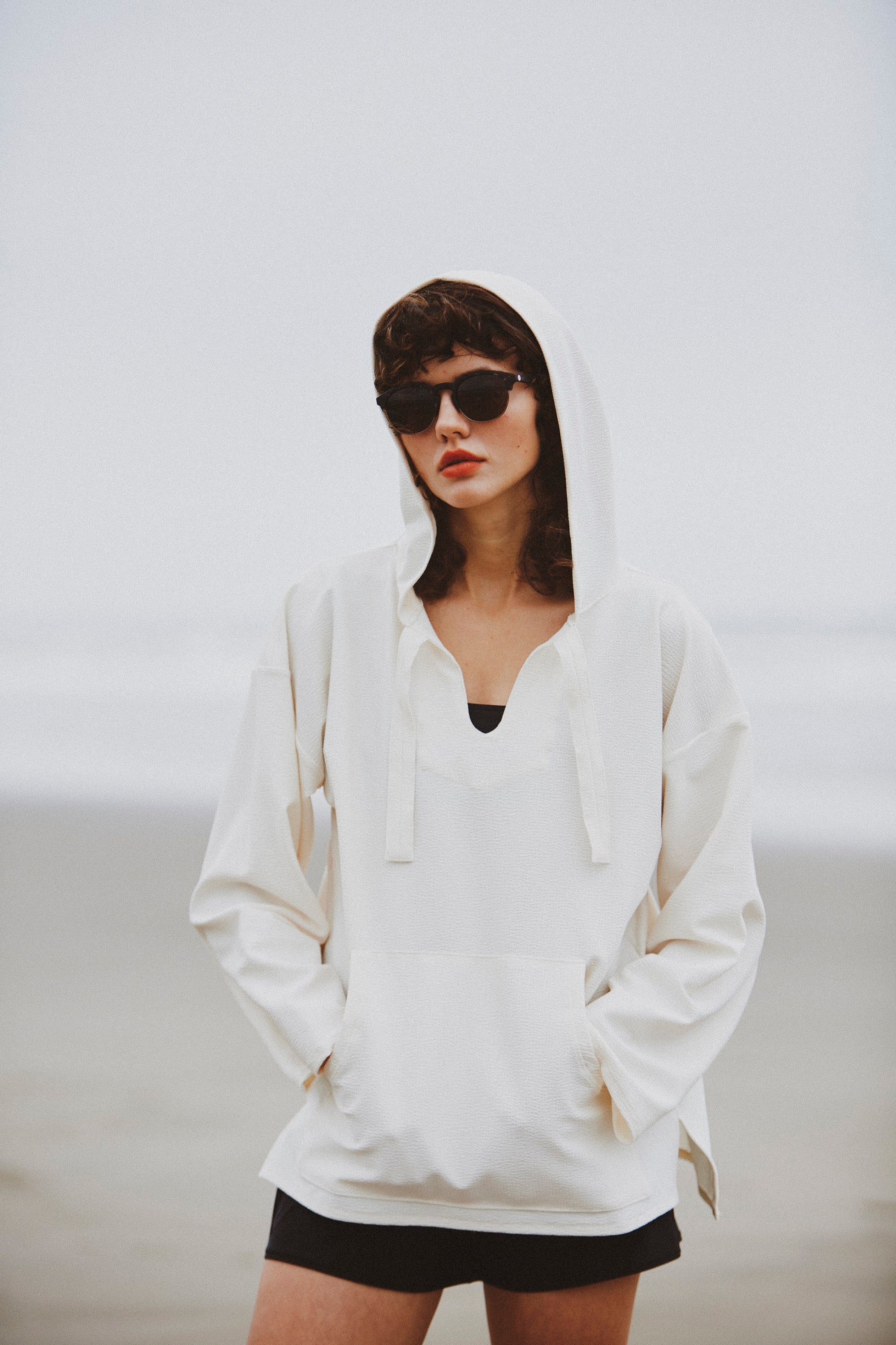 再入荷】Mexican Hoodie Rashguard (off white) | Corally swim