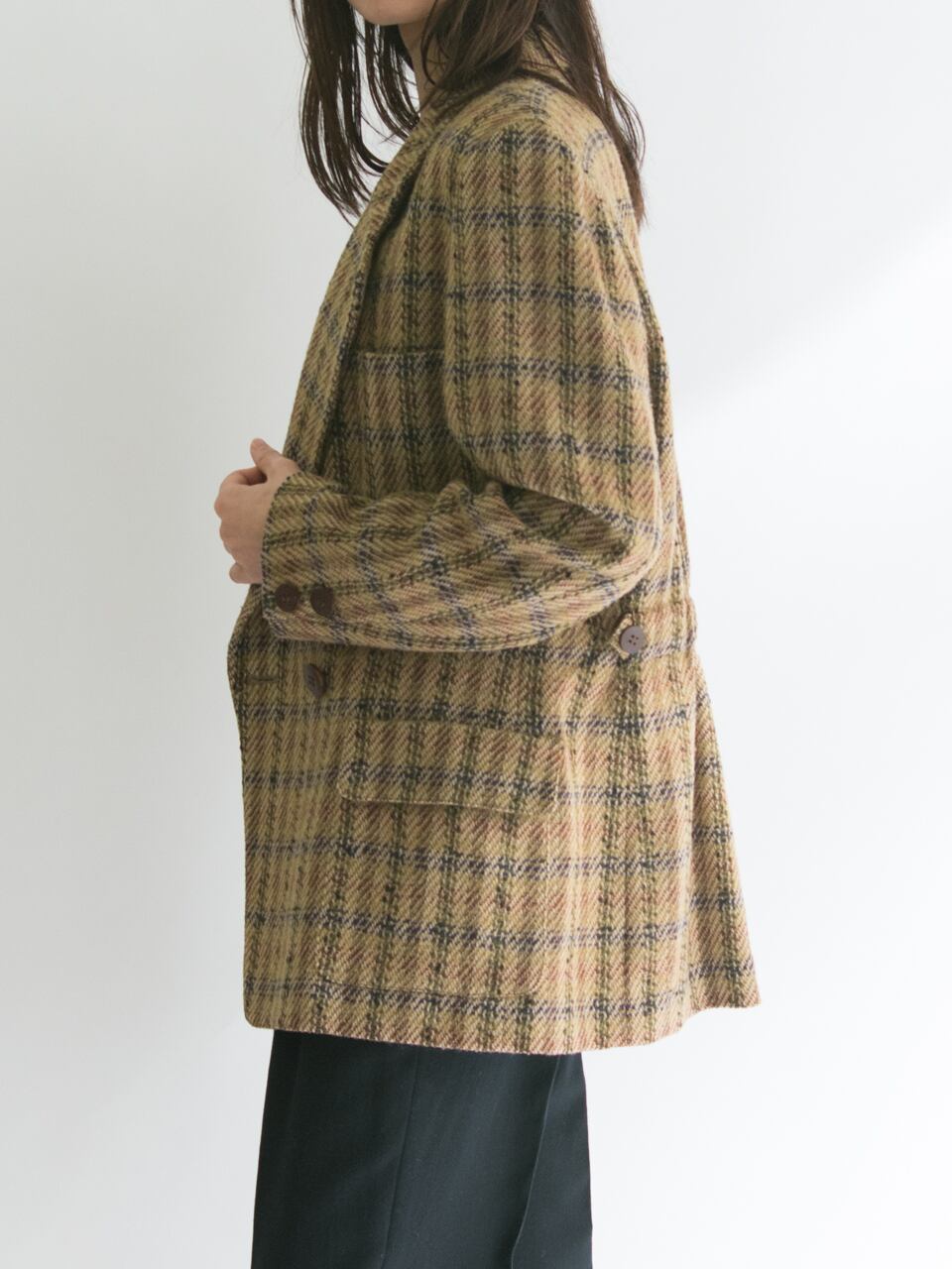 【Christian Dior sports 】checked jacket outer （クリスチャンディオール チェック柄 アウター コート）1c