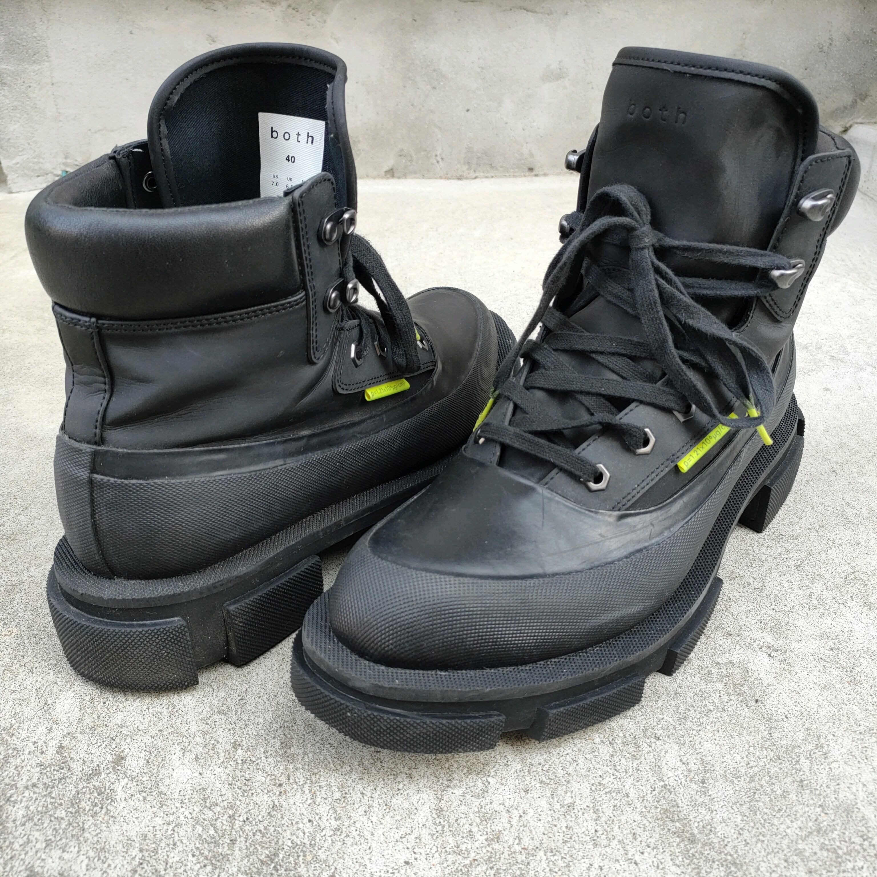 靴bothボース x MONSEモンス GAO HIGH BOOTS レザーブーツ