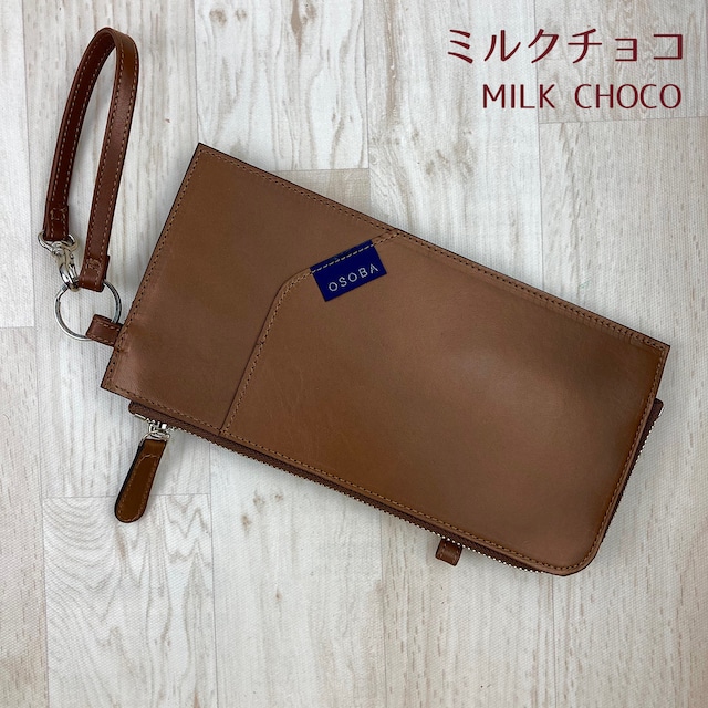 WalkWith2 【OSOBA 3way wallet】わんことおさんぽ　スマホが縦に入るマルチウォレット