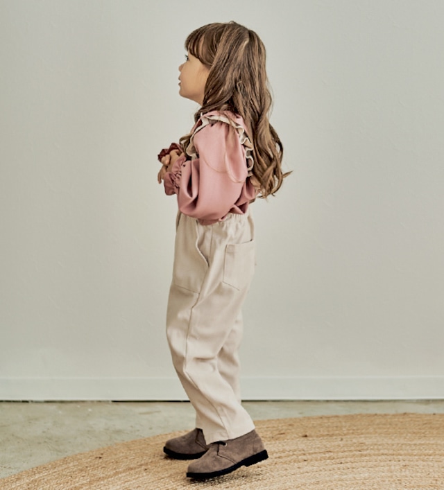 コーデュロイサロペパンツ〈Ivory〉