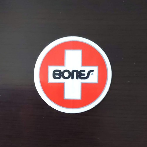 【ST-579】Bones Wheels ボーンズ スケートボード ステッカー Swiss Bearings Small