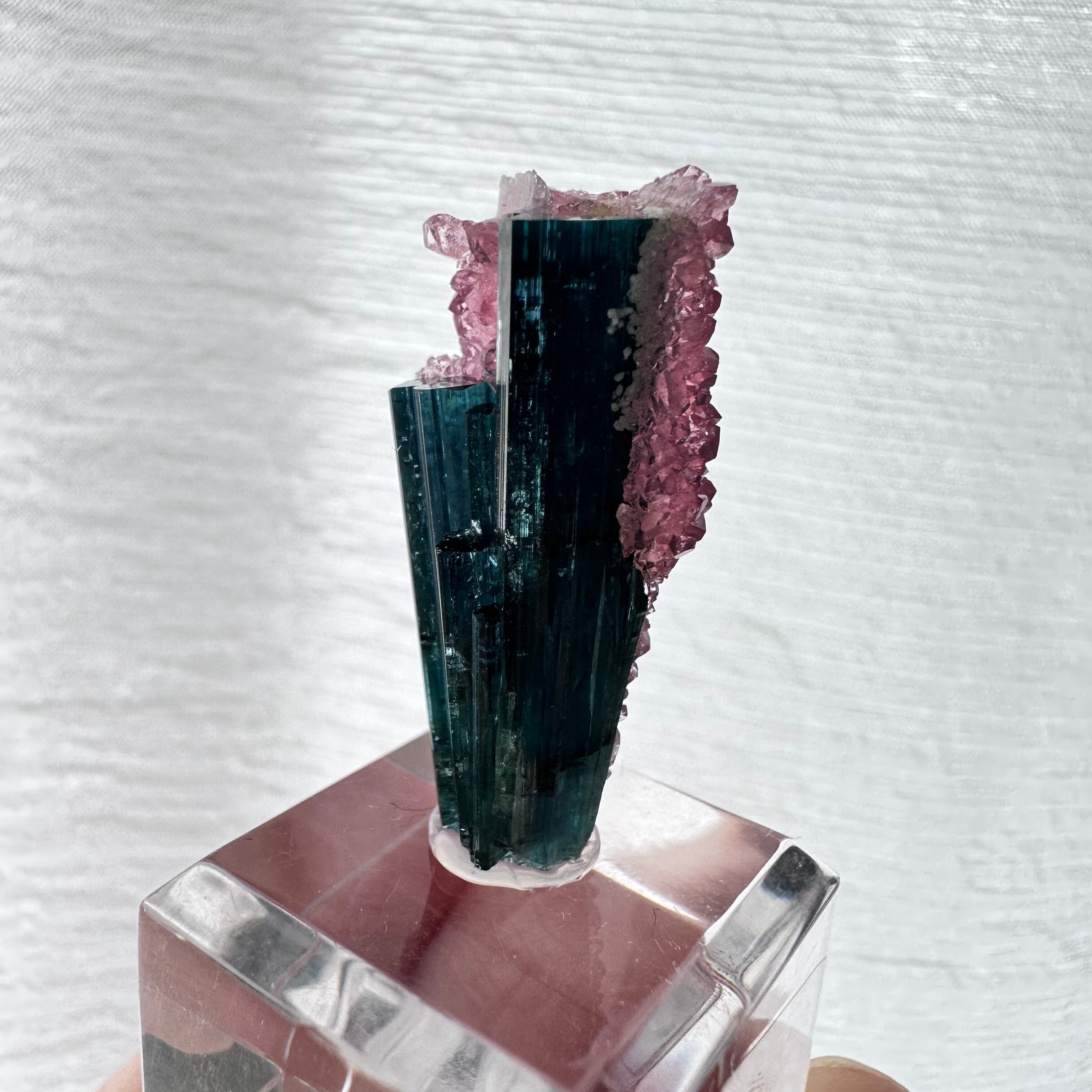 インディコライト / ローズクォーツ【Indicolite with Rose Quartz