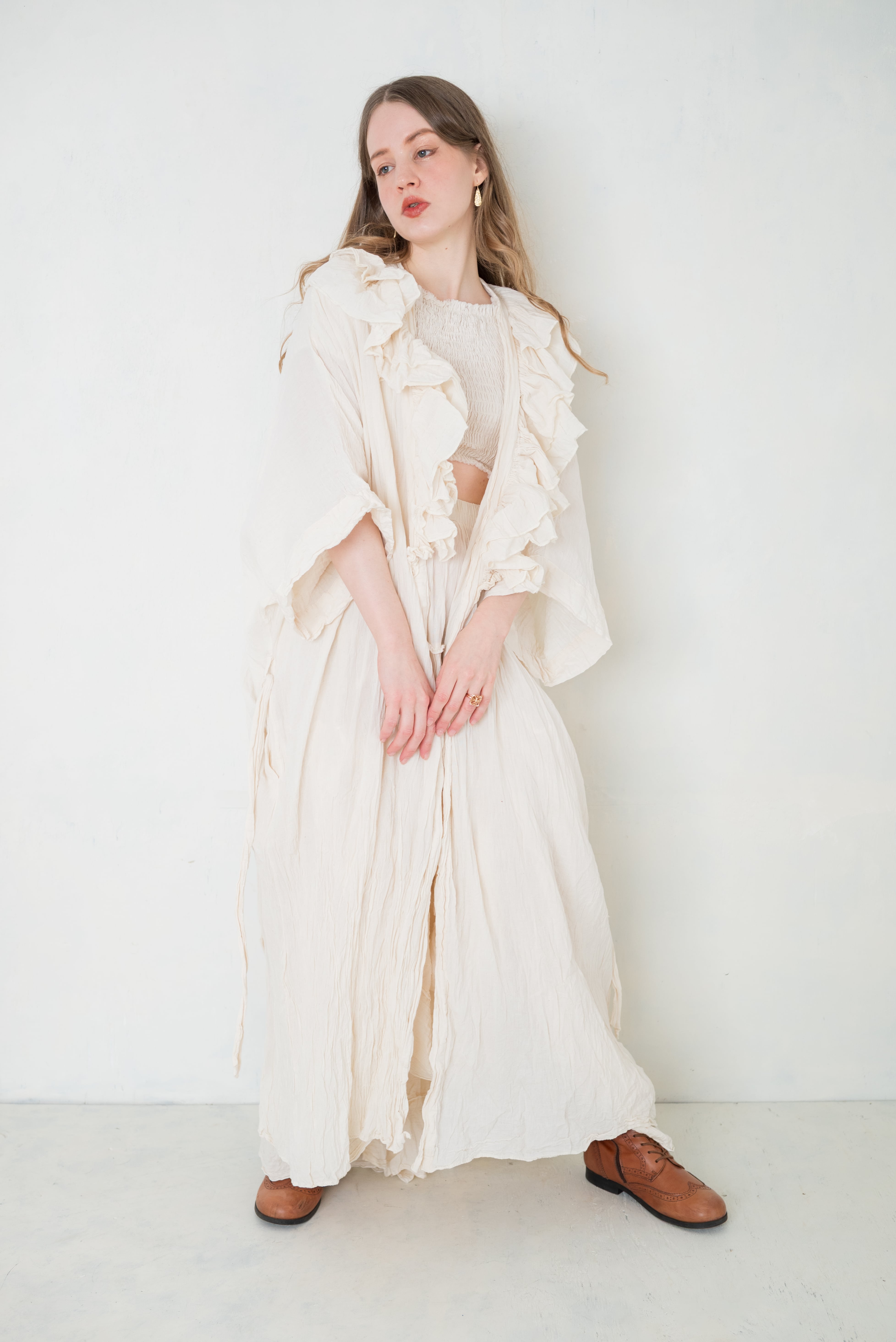 Riel (リエル)透明な意志/オーガニックコットンロングローブ